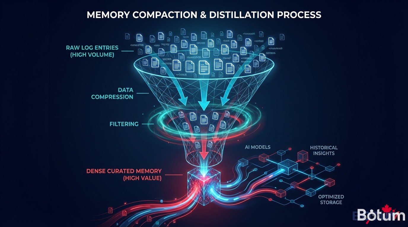 Compaction et distillation de mémoire dans OpenClaw