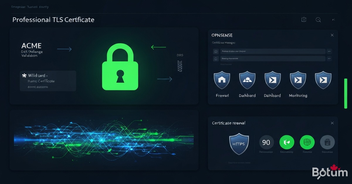 Let's Encrypt and ACME on OPNsense: Free TLS Certificates for All Your Internal Services