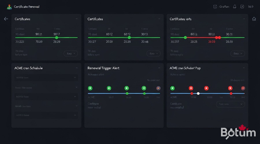 Certificate auto-renewal monitoring ACME Grafana alerting