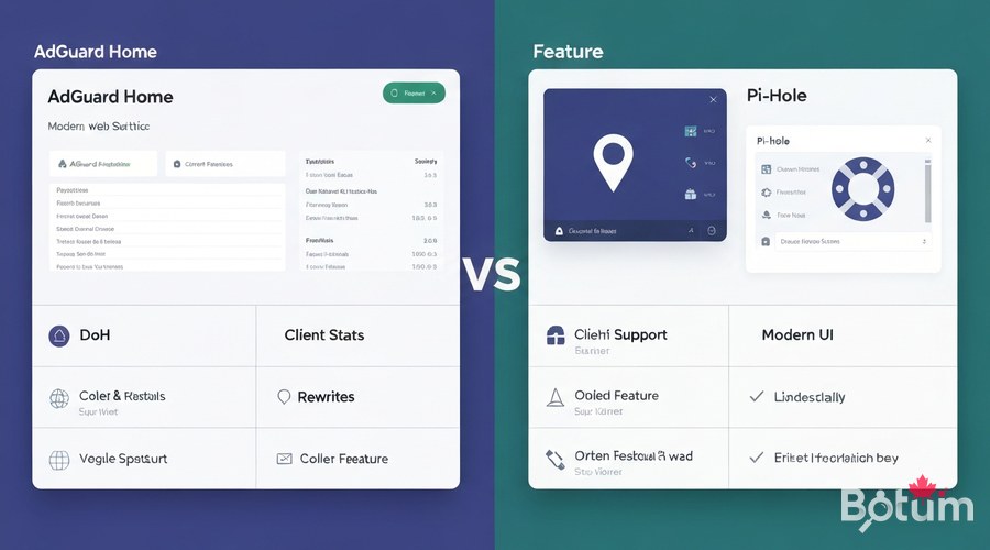 AdGuard Home vs Pi-hole — feature comparison