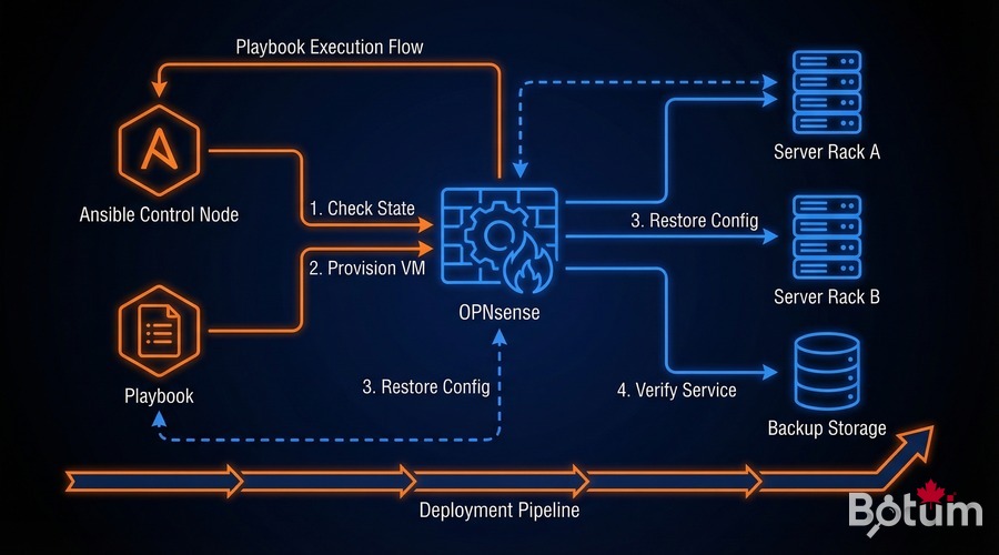 Disaster recovery OPNsense avec Ansible - récupération en moins de 15 minutes