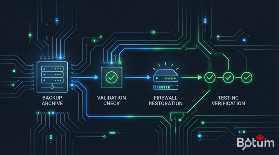 Test de restauration config OPNsense - procédure complète