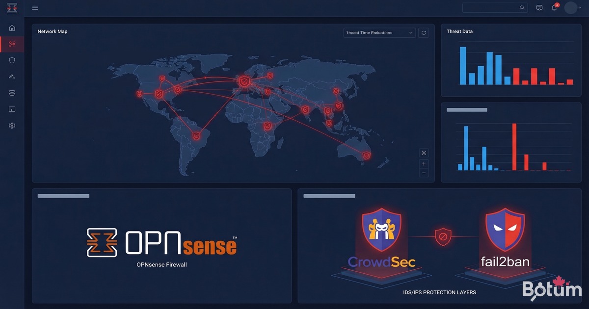 CrowdSec and fail2ban with OPNsense: Collaborative IDS/IPS and SSH Protection