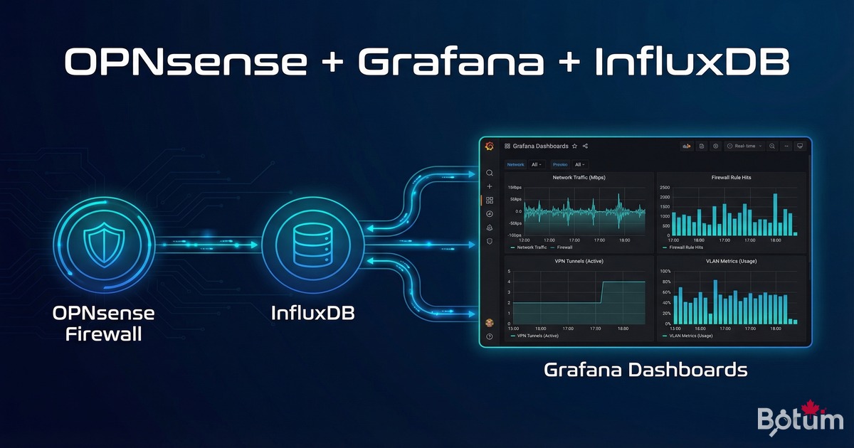 OPNsense Monitoring with Grafana and InfluxDB: Real-Time Dashboards