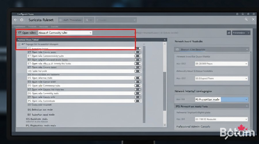 Suricata ruleset configuration on OPNsense
