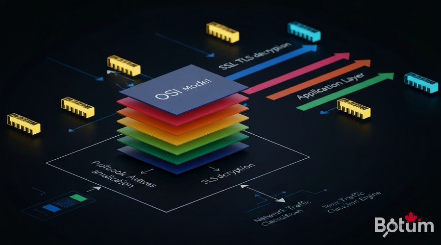 Deep Packet Inspection — analyzed network layers