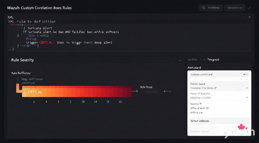 Règles de corrélation Wazuh XML alerting