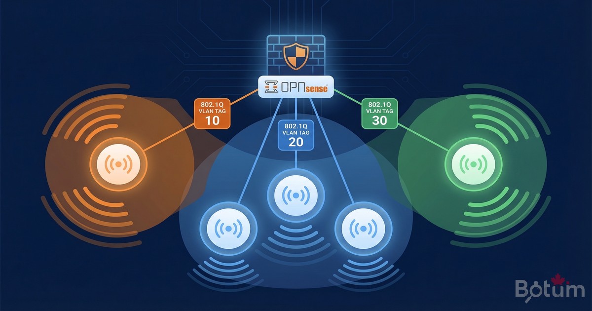 Managing WiFi and APs with OPNsense: SSIDs per VLAN and Network Isolation